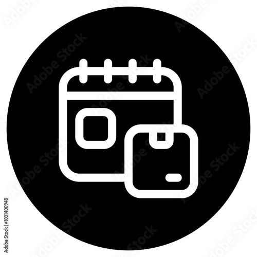 Editable package delivery schedule vector icon. Shipping, delivery, e-commerce, logistics. Part of a big icon set family. Perfect for web and app interfaces, presentations, infographics, etc