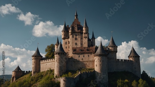 Castle transparent background
 photo