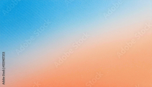 Serene Pastel Hues: A Gentle Blue to Peach Gradient