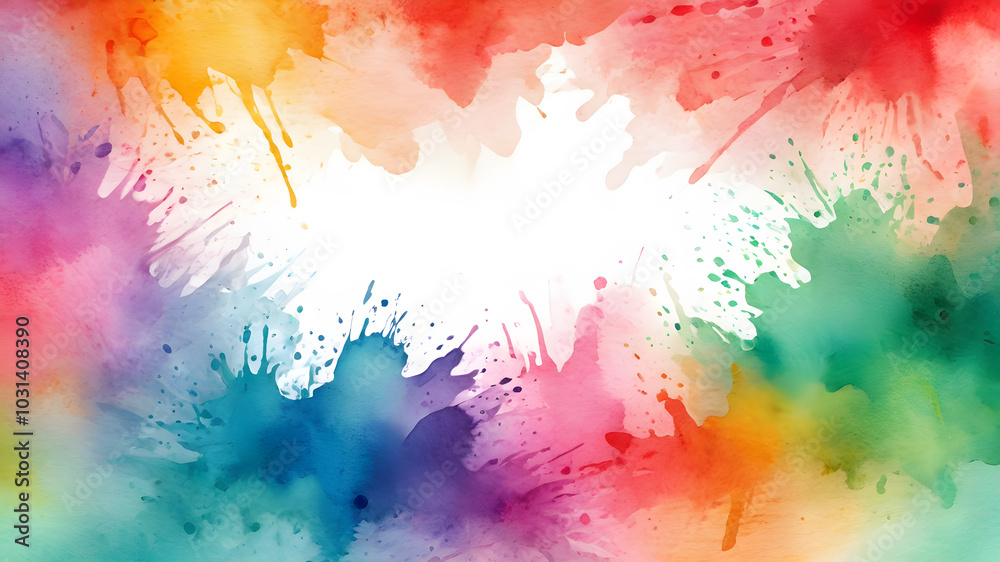 Fototapeta premium Colorful watercolor background. Abstract watercolor background template . Abstract Modern Backgrounds. Abstract