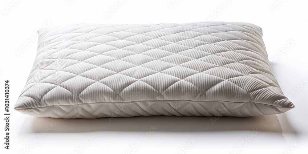 Obraz premium Flow Pillow Pack Isolated on White Background - Low Light Photography for Optimal Product Display