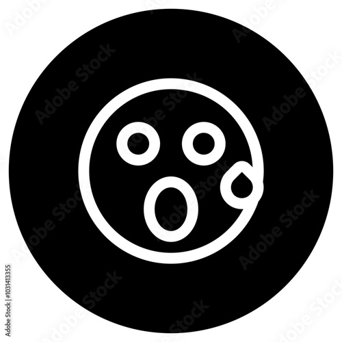 Editable suprised expression emoticon vector icon. Part of a big icon set family. Part of a big icon set family. Perfect for web and app interfaces, presentations, infographics, etc
