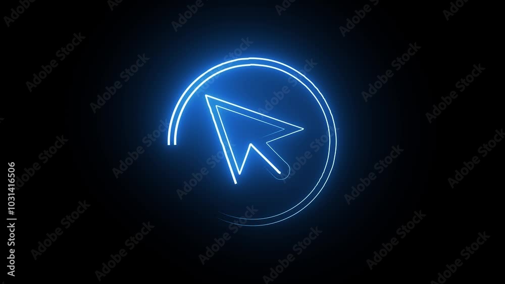 Vibrant Cursor Lightsaber Animation for Modern Digital Design