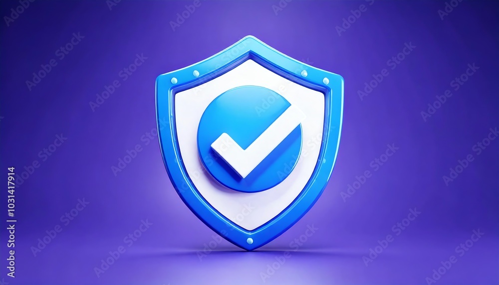 A blue shield icon featuring a checkmark, symbolizing security, trust, and protection against threats. A blue shield icon featuring a checkmark, symbolizing security, trust, and protection against threats.
