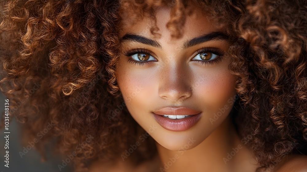 Split image of natural curls before and after deep conditioning with honey, highlighting frizz control and enhanced curl pattern, Realistic Photography, Soft Background Split image of natural curls before and after deep conditioning with honey, highlighting frizz control and enhanced curl pattern, Realistic Photography, Soft Background