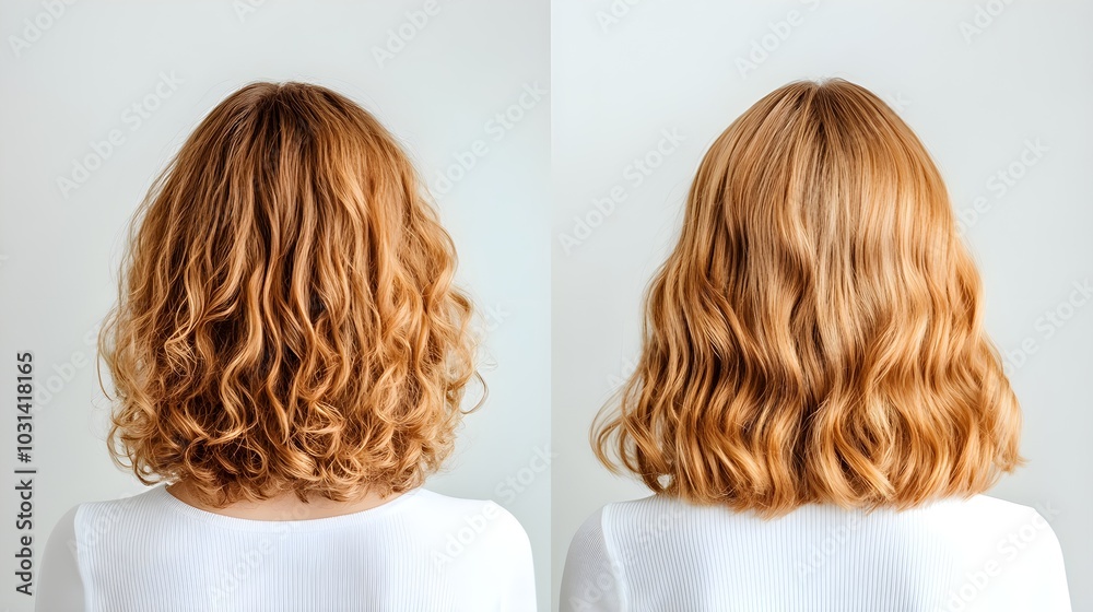 Document the transformation of dry, curly hair into soft, moisturized curls using a honey mask, with before-and-after photos Document the transformation of dry, curly hair into soft, moisturized curls using a honey mask, with before-and-after photos