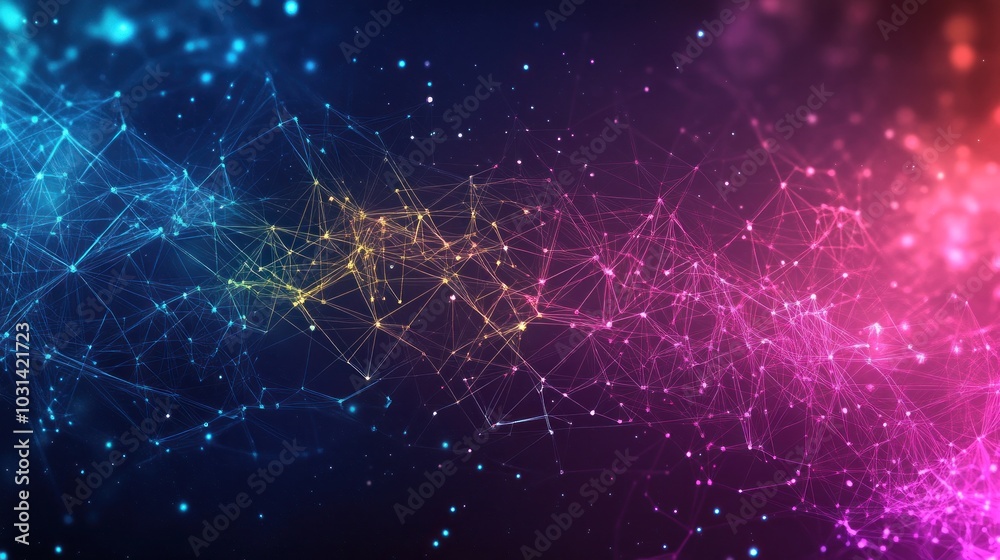 Cyber abstract futuristic technology digital dots background built with different particles Cyber abstract futuristic technology digital dots background built with different particles