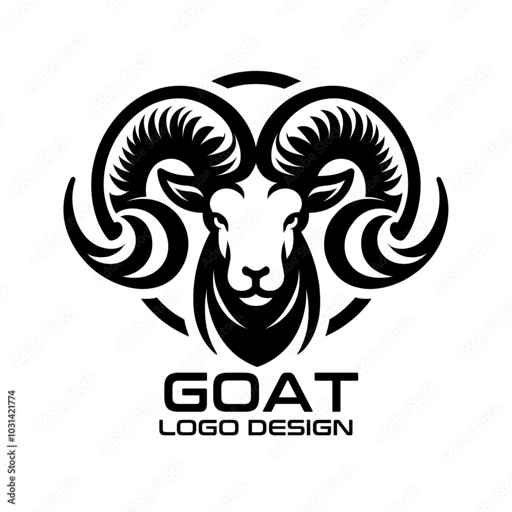 Goat Vector Logo Design