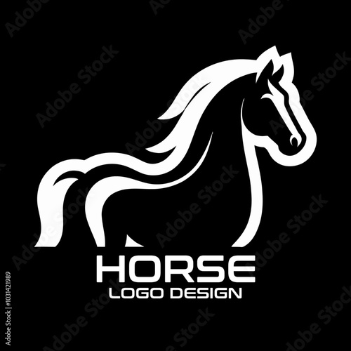 Horse Vector Logo Design