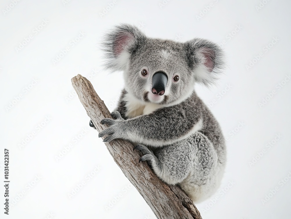 Naklejka premium koala isolated on white background