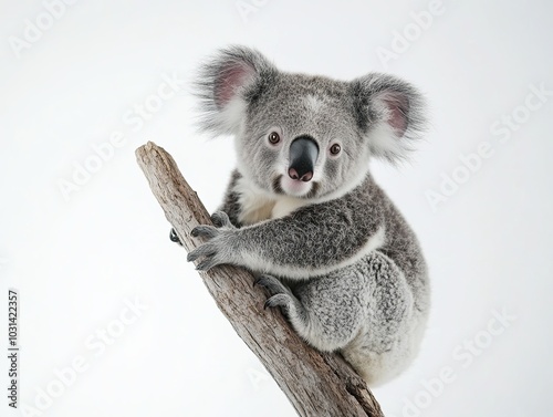 koala isolated on white background