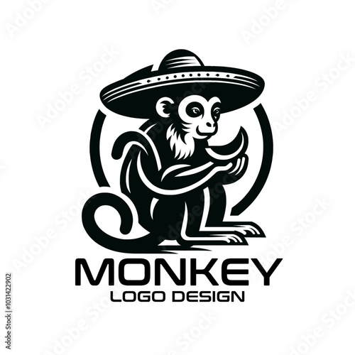 Monkey Vector Logo Design