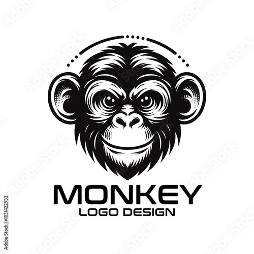 Monkey Vector Logo Design
