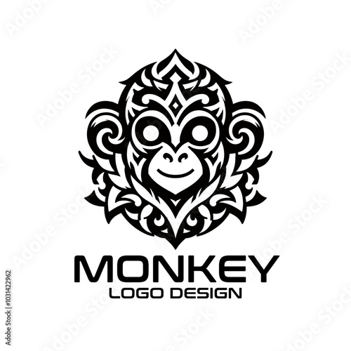 Monkey Vector Logo Design