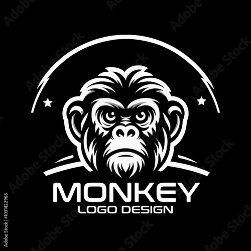Monkey Vector Logo Design