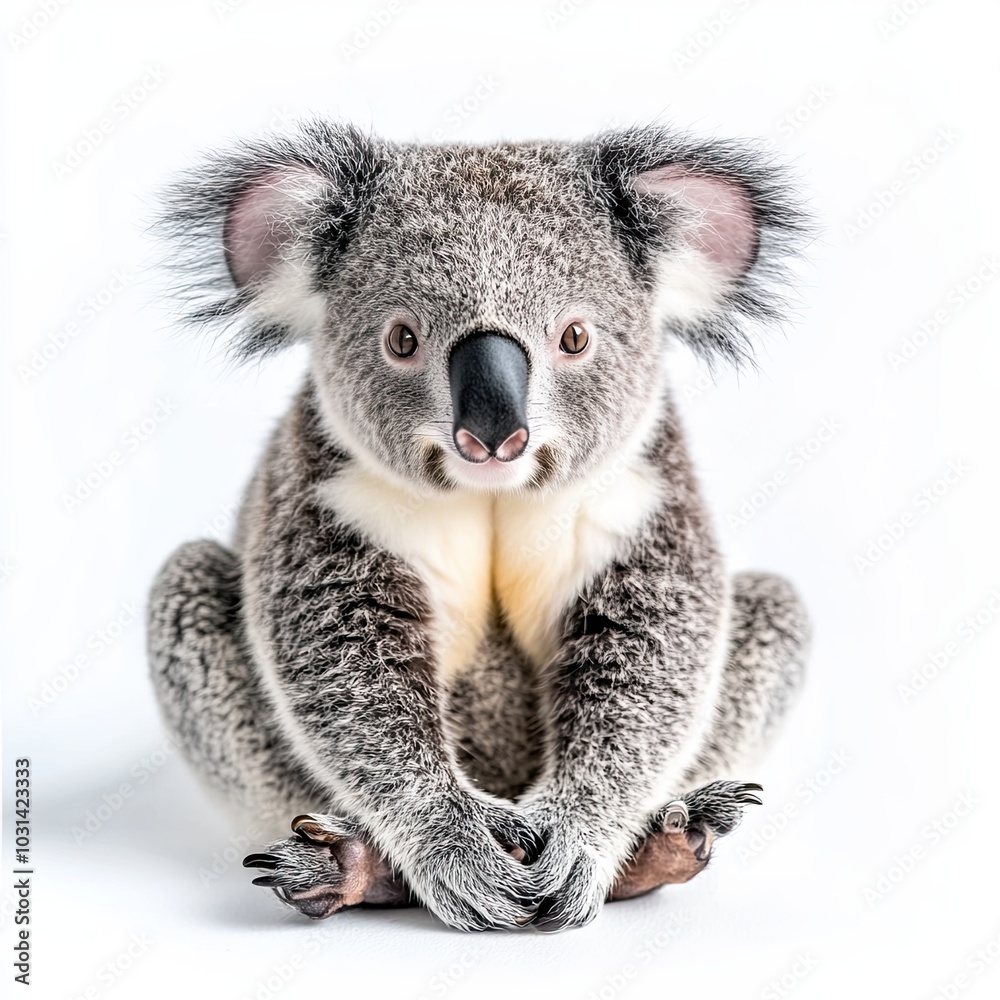 Naklejka premium koala isolated on white background