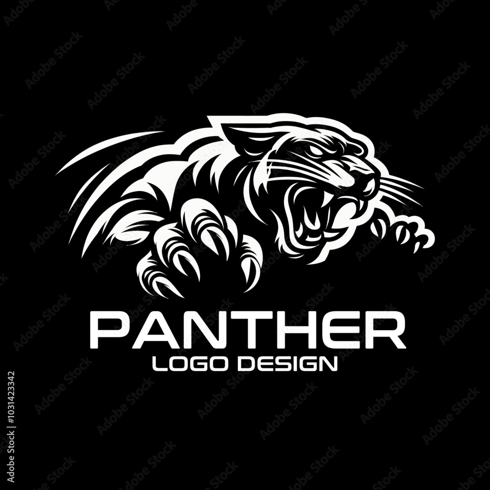 Fototapeta premium Panther Vector Logo Design