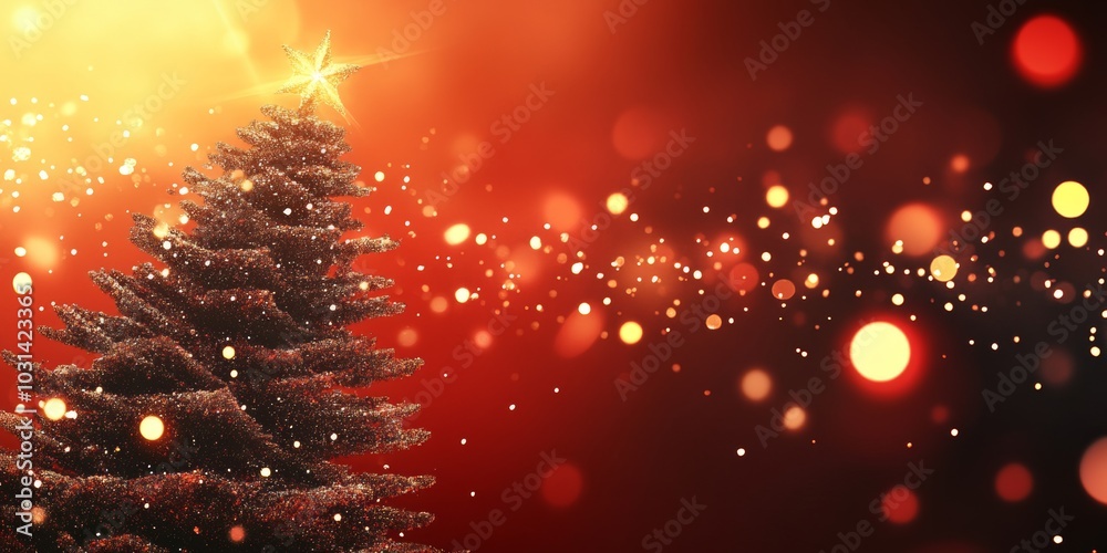 christmas background, full of christmas tree, warm, red background christmas background, full of christmas tree, warm, red background