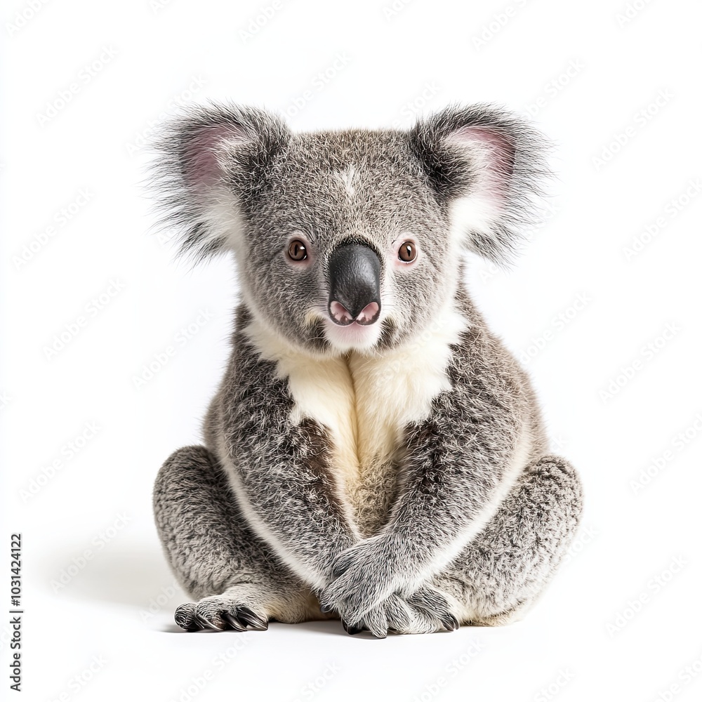 Naklejka premium koala isolated on white background