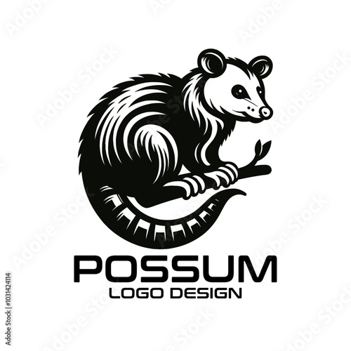 Possum Vector Logo Design photo