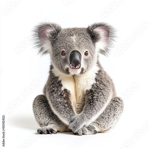 koala isolated on white background