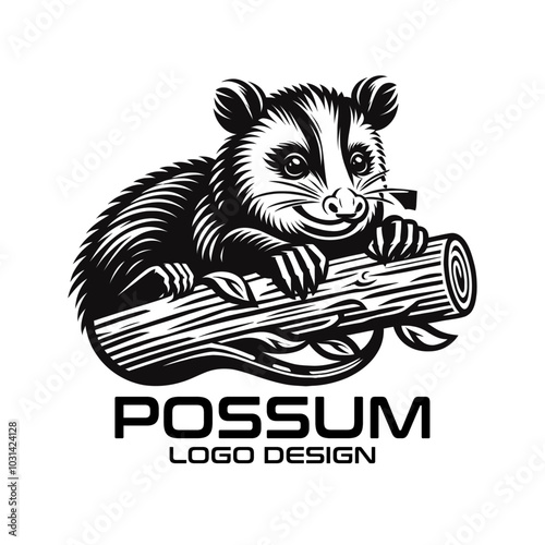 Possum Vector Logo Design