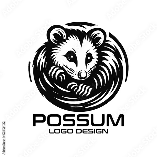 Possum Vector Logo Design photo