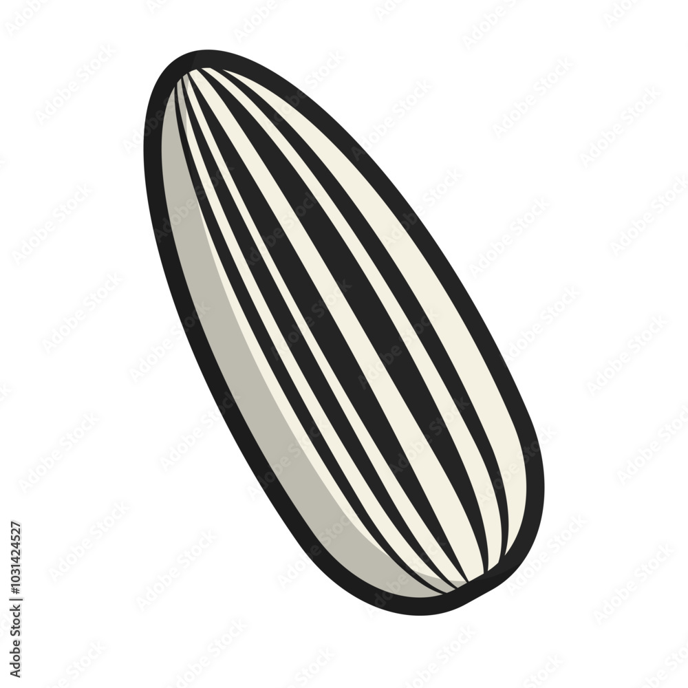 Sunflower seed icon. Snack. Vector. Sunflower seed icon. Snack. Vector.