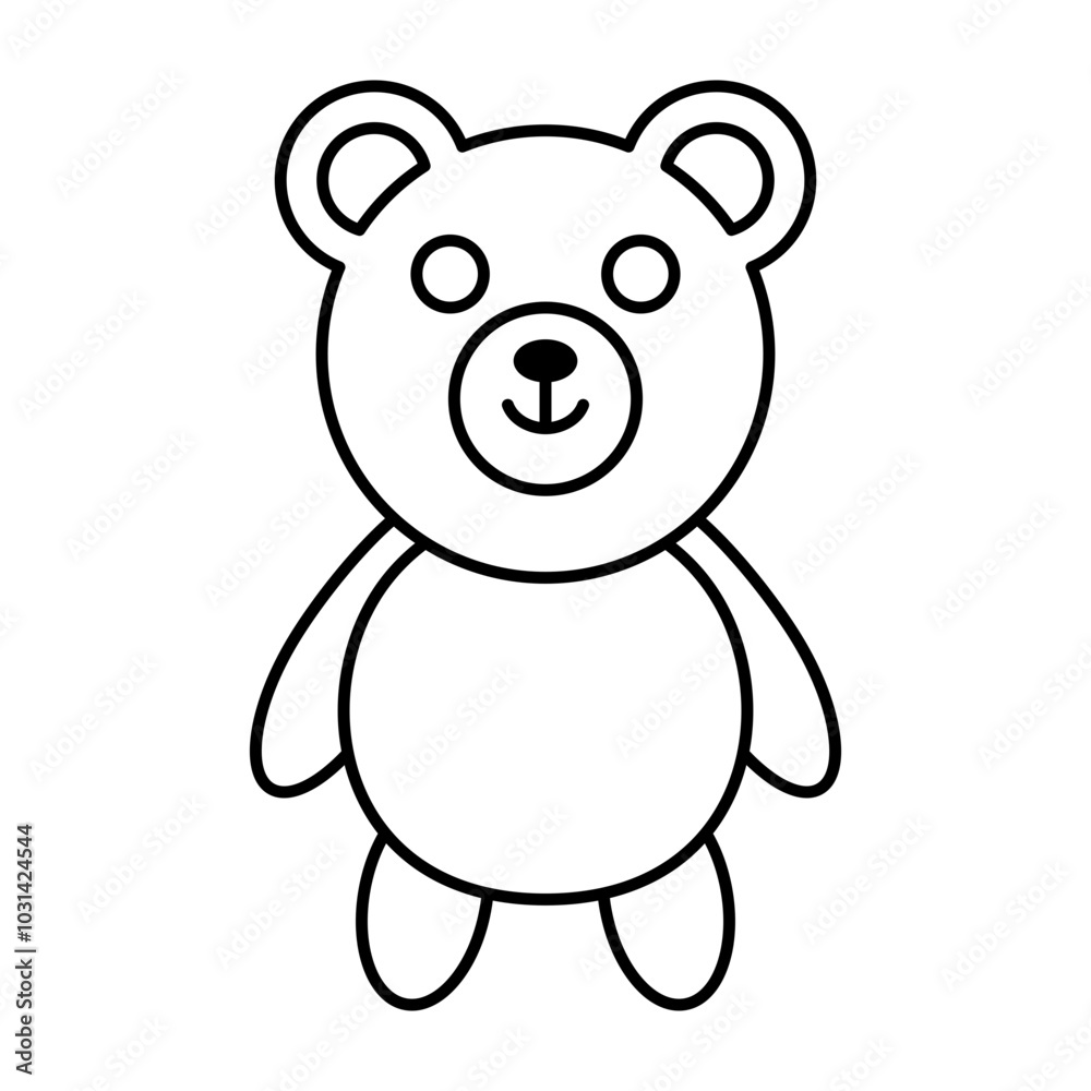 Teddy Bear. Stuffed animal. Vector. Teddy Bear. Stuffed animal. Vector.