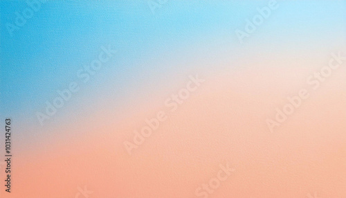 Serene Blue to Peach Gradient: A Soothing Visual Delight!