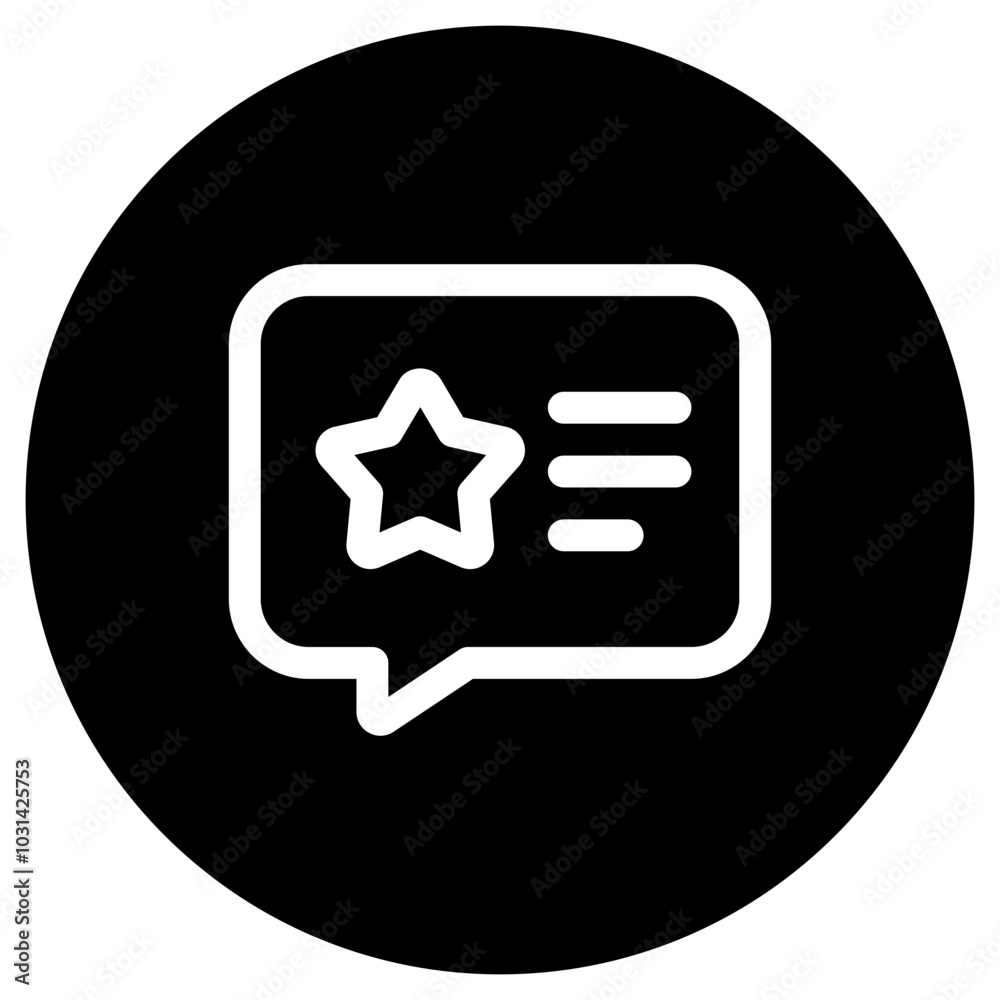 Editable review, comment, star vector icon. Part of a big icon set family. Perfect for web and app interfaces, presentations, infographics, etc Editable review, comment, star vector icon. Part of a big icon set family. Perfect for web and app interfaces, presentations, infographics, etc