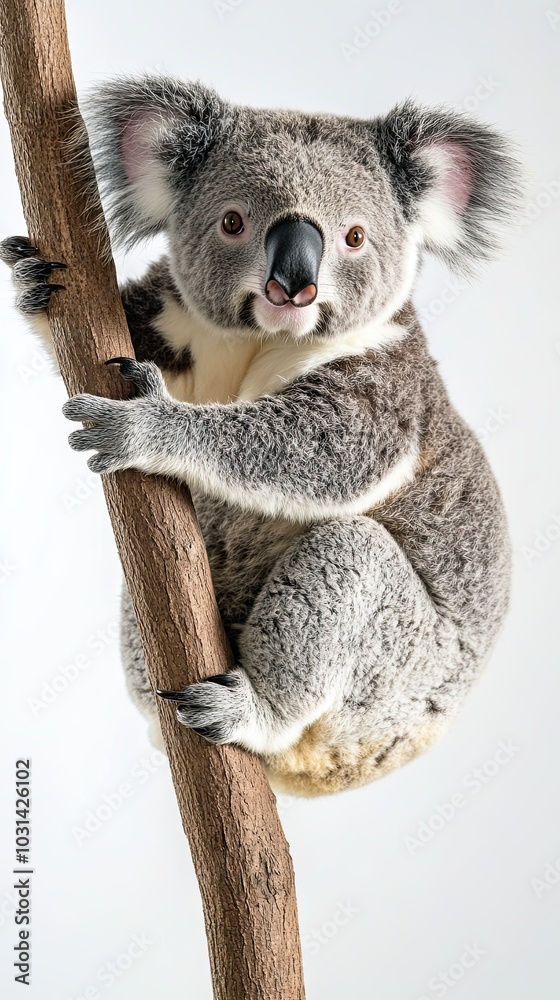 Obraz premium koala isolated on white background