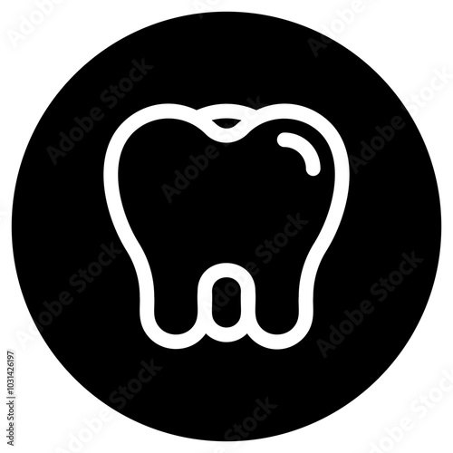 Editable molar, premolar, tooth vector icon. Dentistry, healthcare, medical. Part of a big icon set family. Perfect for web and app interfaces, presentations, infographics, etc