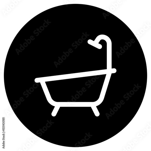 Editable bath tub, bathroom vector icon. Part of a big icon set family. Perfect for web and app interfaces, presentations, infographics, etc