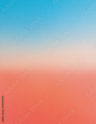 Serene Coral & Sky Gradient: A Peaceful Huescape photo