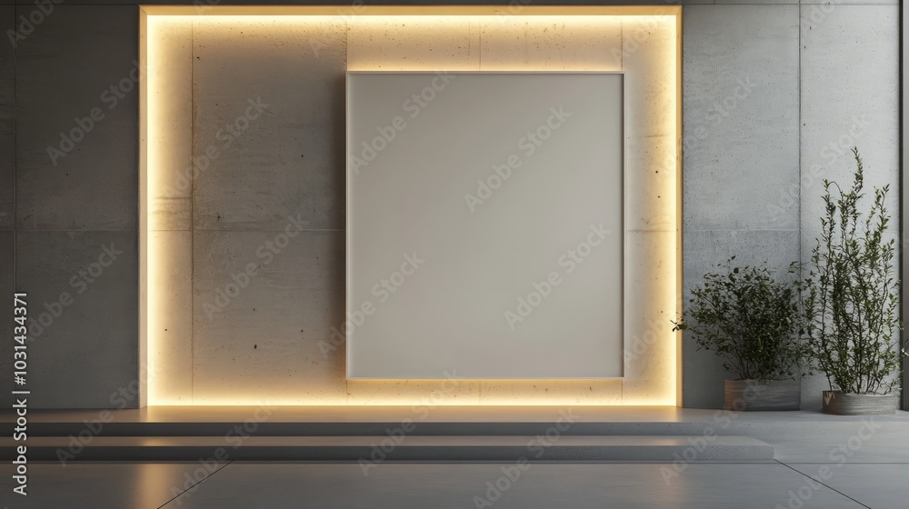 Empty room featuring a white wall, frame, window, concrete floor, and sunlight pouring in; ideal for interior design concepts. Empty room featuring a white wall, frame, window, concrete floor, and sunlight pouring in; ideal for interior design concepts.