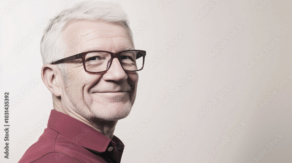 friendly senior man portrait friendly senior man portrait
