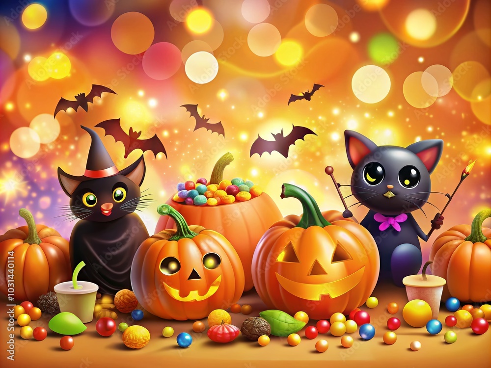 Halloween Educational Game for Preschoolers - Fun Learning with Pumpkins, Spiders, Bats, Cats, and Candy Halloween Educational Game for Preschoolers - Fun Learning with Pumpkins, Spiders, Bats, Cats, and Candy