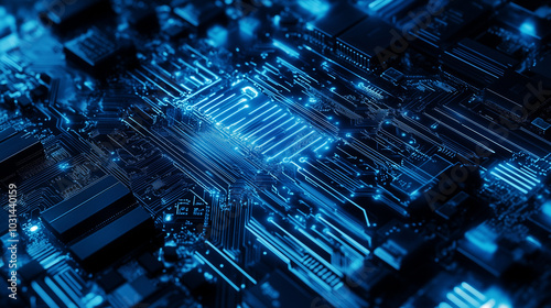 Wallpaper Mural Electronics circuit board  Torontodigital.ca