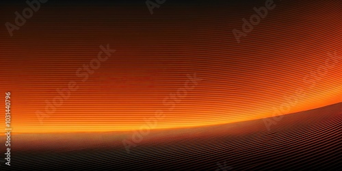 Abstract orange and black textured background gradient with leading lines
