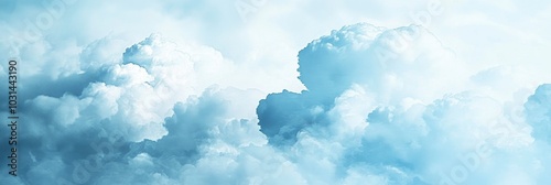 Soft blue cloud texture for calm springtime scenes.