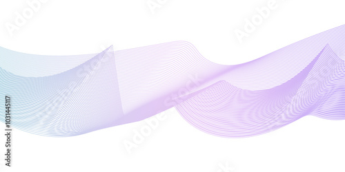 Frequency flow isolated science curve energy blend blue and pink web technology smooth futuristic line. vector science bright frequency technical beautiful digital stripe line modern background.