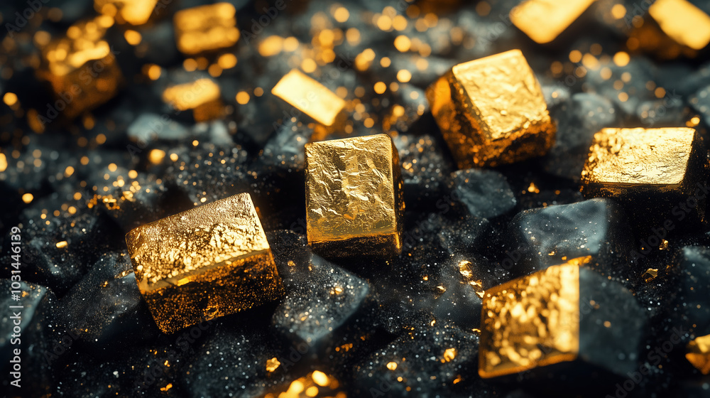 Luxurious Black and Gold Imagery Illustrating the Concept of Endowment Funds for Sustainable Wealth Transfer and Financial Independence Over Generations Luxurious Black and Gold Imagery Illustrating the Concept of Endowment Funds for Sustainable Wealth Transfer and Financial Independence Over Generations