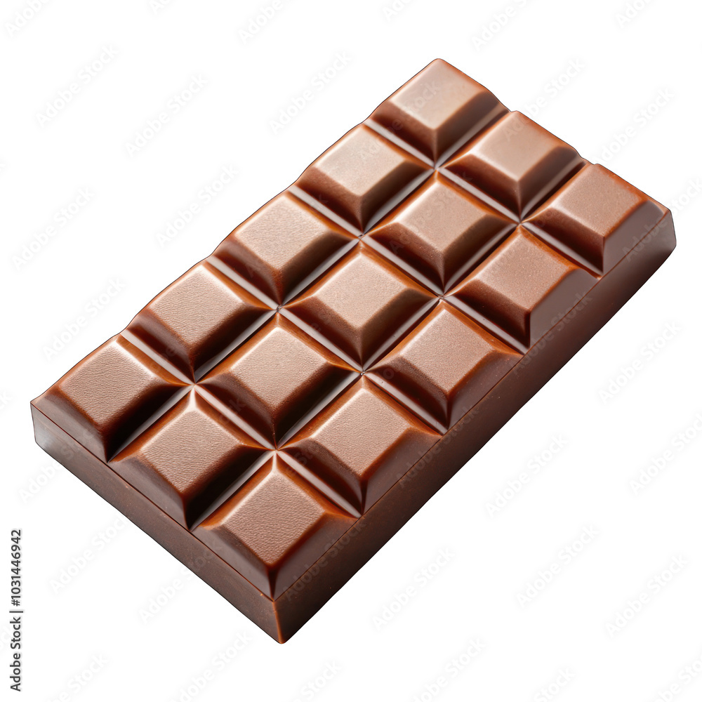Chocolate bar isolated on transparent background Chocolate bar isolated on transparent background