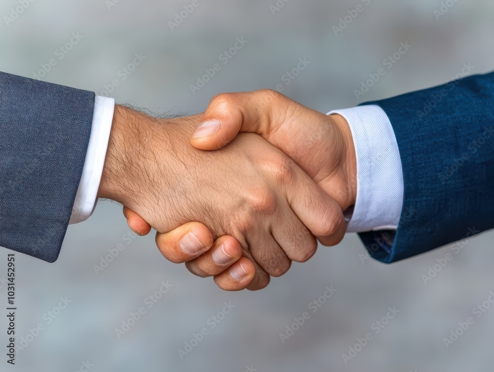 Business handshake symbolizing agreement and partnership, blurred background. Business handshake symbolizing agreement and partnership, blurred background.