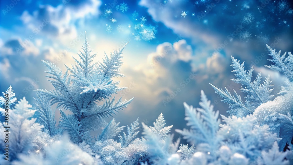 High Resolution Watercolor Background of Ice Crystals and Clouds for Stunning Visuals High Resolution Watercolor Background of Ice Crystals and Clouds for Stunning Visuals