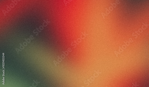 Wallpaper Mural Red orange blue green abstract soft color flow noise texture backdrop design, grainy gradient glowing, bright, shine, noisy, vibrant poster or banner, copy space Torontodigital.ca