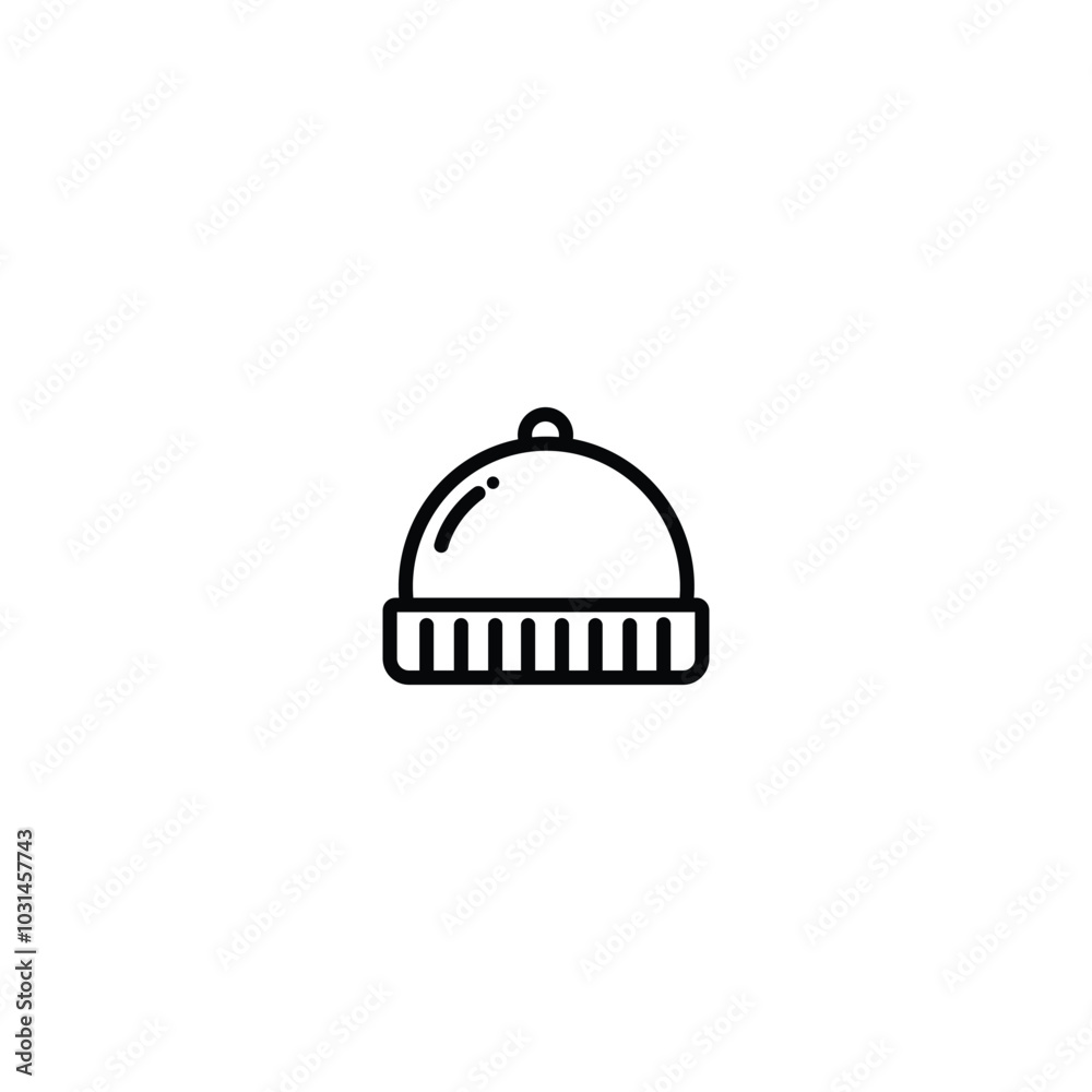 Obraz premium winter icon line vector design