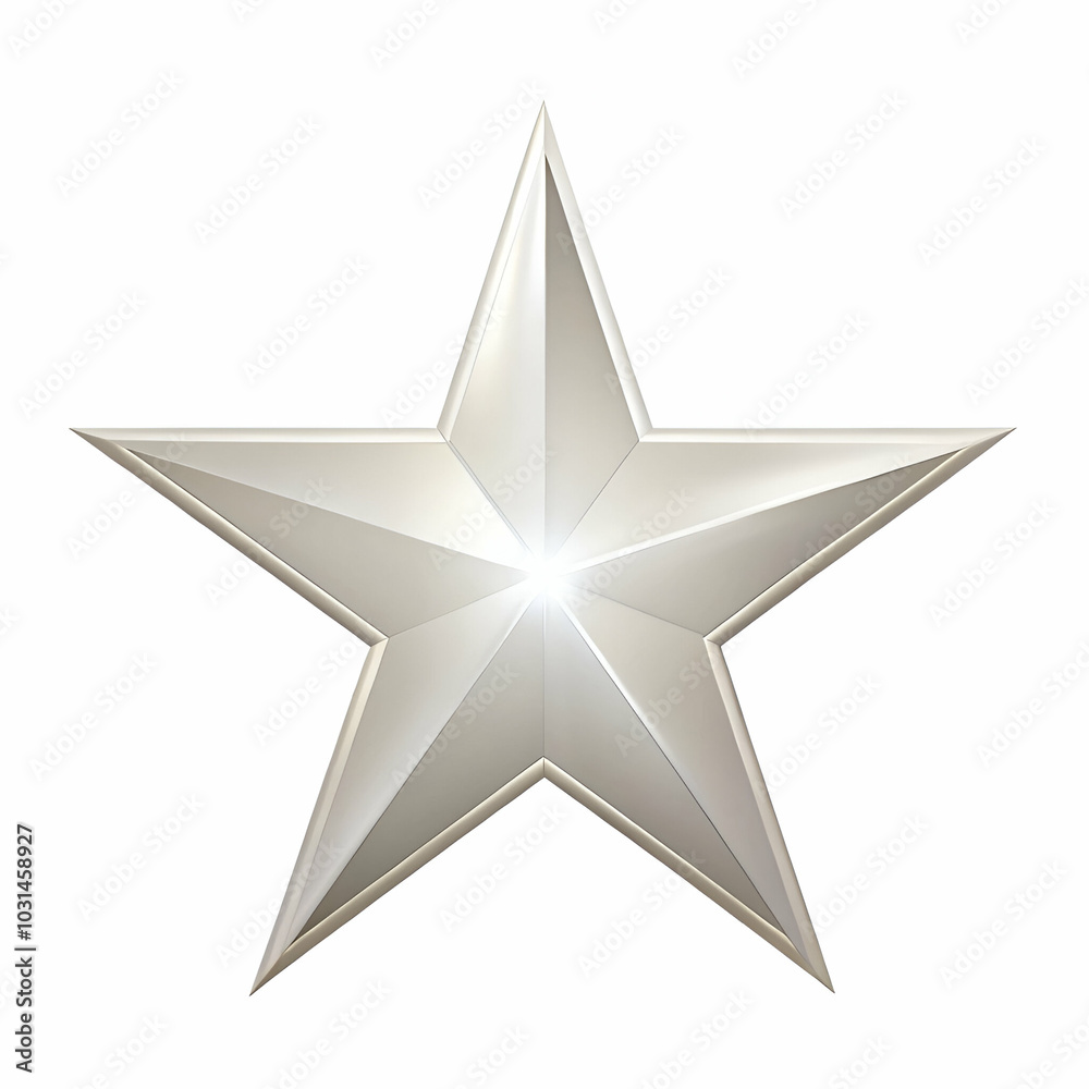Obraz premium An isolated overlay of white star spikes.