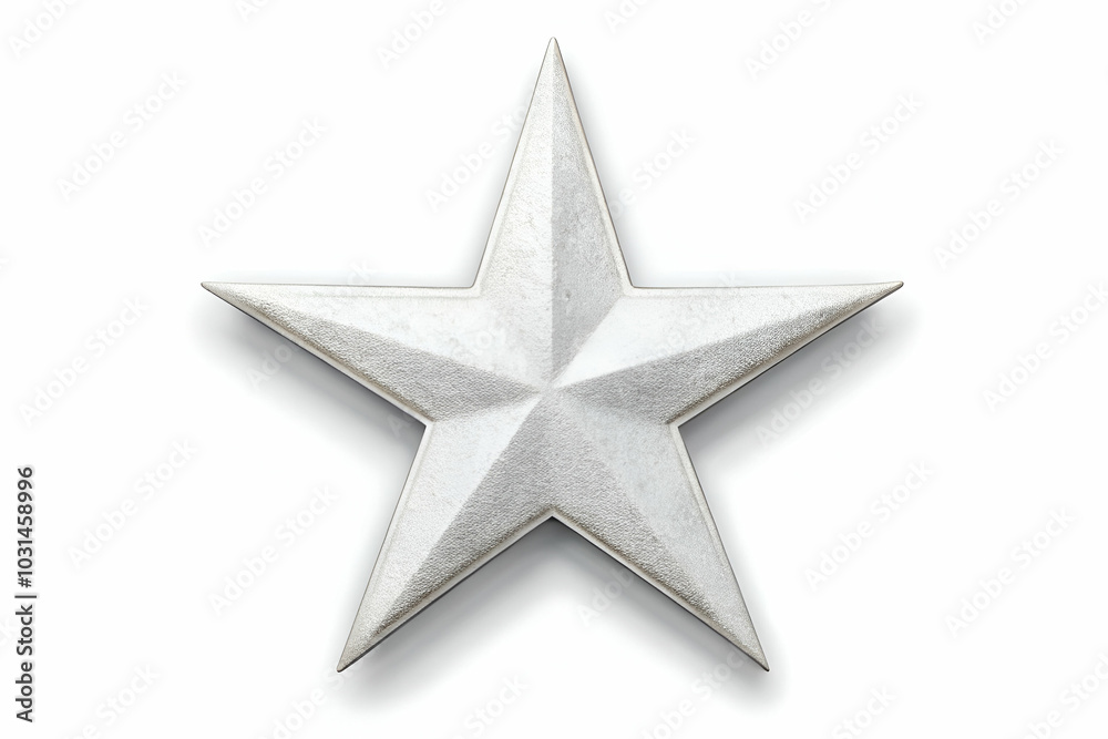Fototapeta premium An isolated overlay of white star spikes.